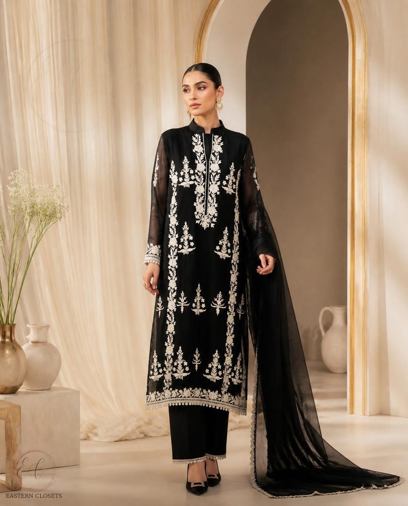 Siyah Resham – Luxury Pret | Kurta Suit