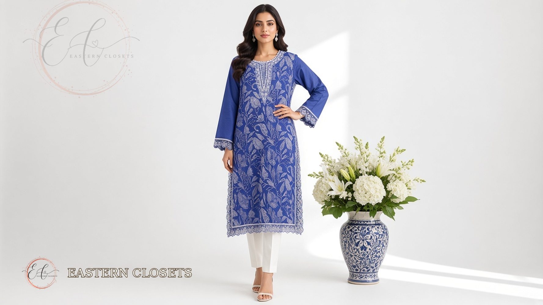 Neeli Gul – Luxury Pret | Kurta Suit